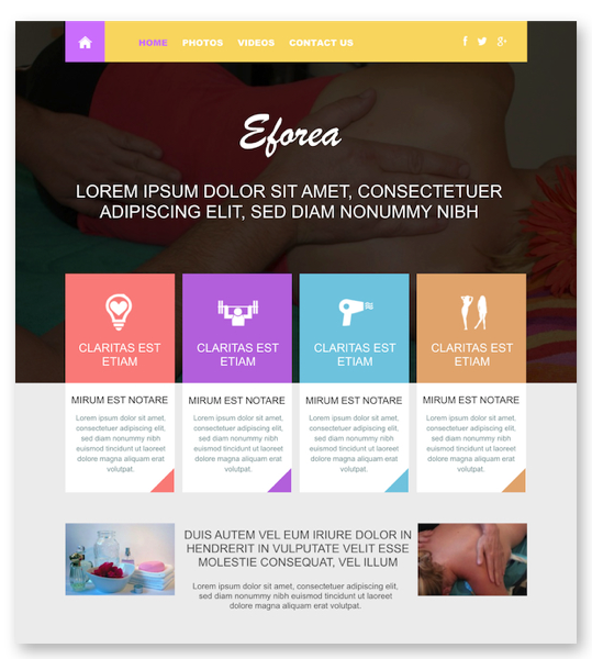 EverWeb Massage Website Template